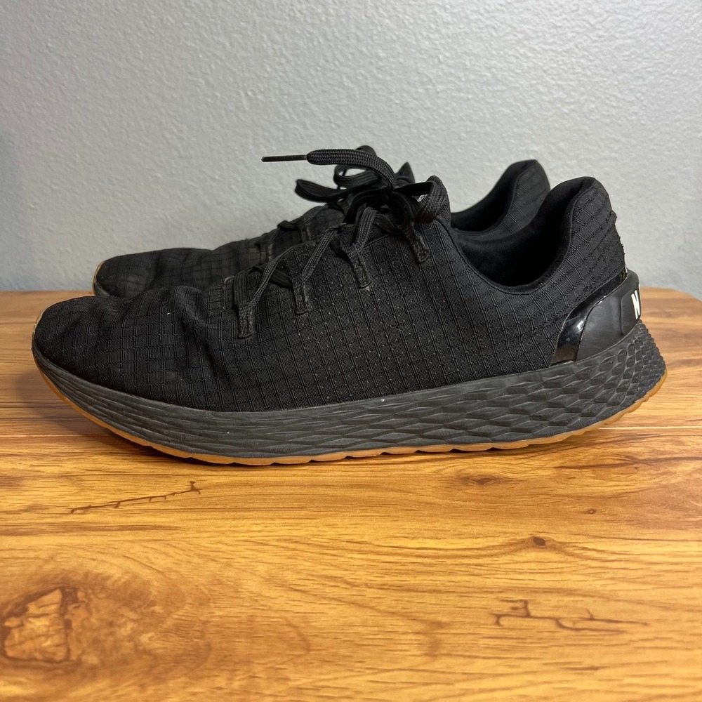 NOBULL Mens Allday Ripstop Training Shoes Size 13.5 Black Gum Trianers